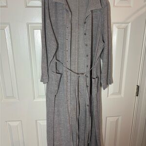 J. Jill Gray Long Jacket with Belt